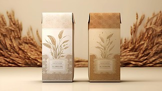 产品包装袋正反面视图